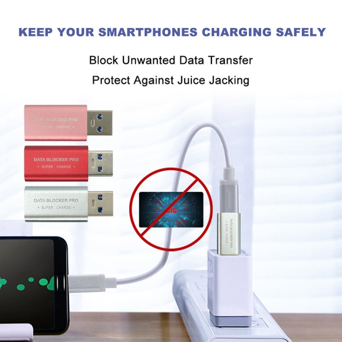 Conector de carga rápida del bloqueador de datos GE07 USB-C / Type-C