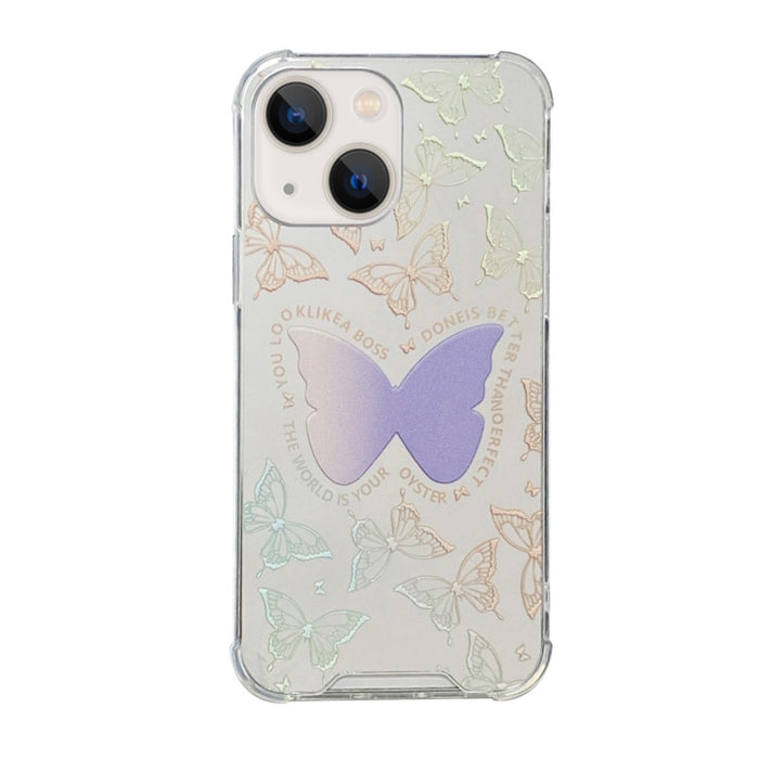 Estuche para teléfono con espejo pintado a color
