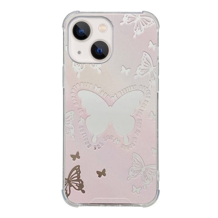Estuche para teléfono con espejo pintado a color