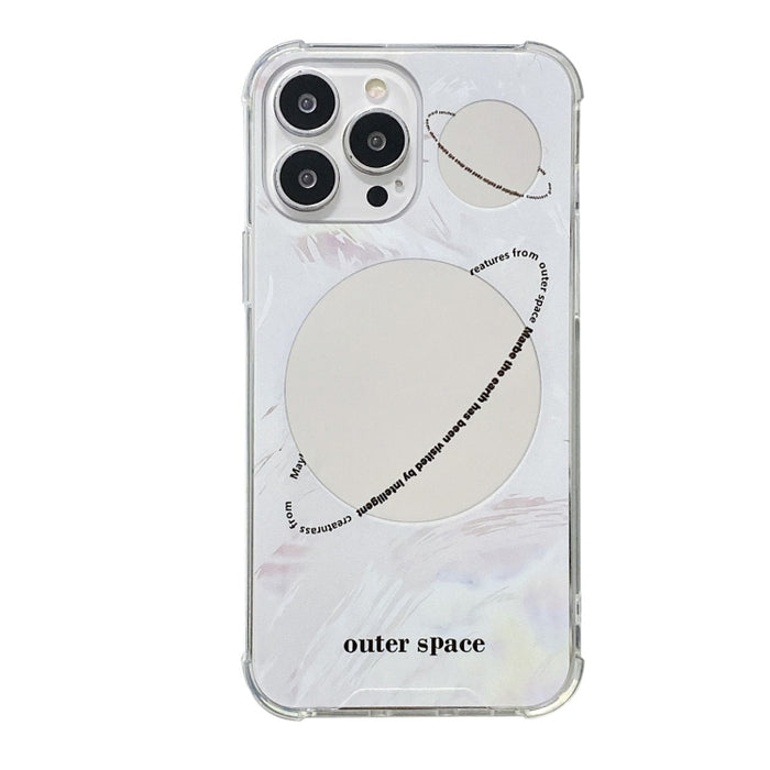 Estuche para teléfono con espejo pintado a color