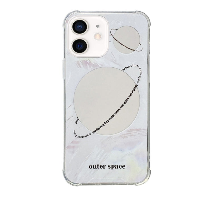 Estuche para teléfono con espejo pintado a color