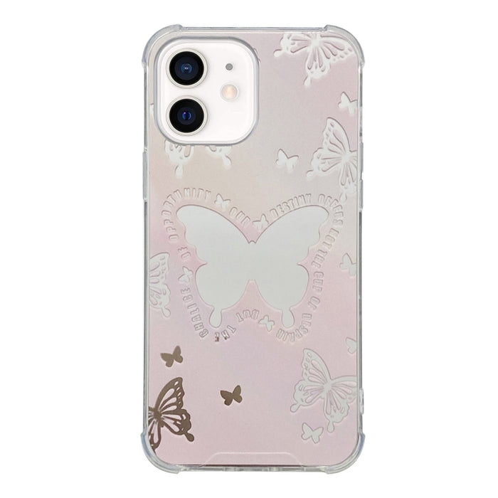 Estuche para teléfono con espejo pintado a color