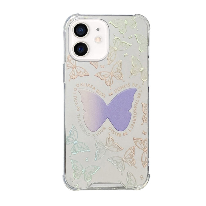 Estuche para teléfono con espejo pintado a color