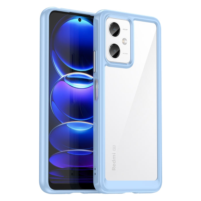 Caja colorida del teléfono de acrílico + TPU de la serie, For Xiaomi Redmi Note 12 China
