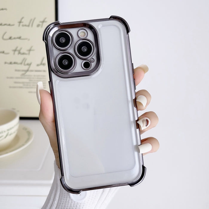 Caja de teléfono espacial a prueba de golpes de cuatro esquinas de galvanoplastia, For iPhone 15 Pro Max, For iPhone 15 Pro, For iPhone 15 Plus, For iPhone 15, For iPhone 14 Plus, For iPhone 14, For iPhone 14 Pro, For iPhone 14 Pro Max                 ...