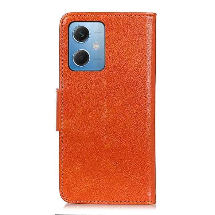 Estuche para teléfono de cuero con textura de napa, For Xiaomi Redmi Note 12 China, For Xiaomi Redmi Note 12 Pro 5G China