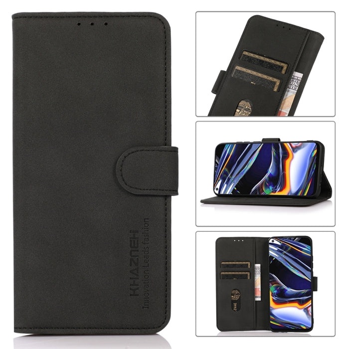KHAZNEH Estuche para teléfono de cuero con textura mate, For Xiaomi Redmi Note 12 China, For Xiaomi Redmi Note 12 Pro 5G China
