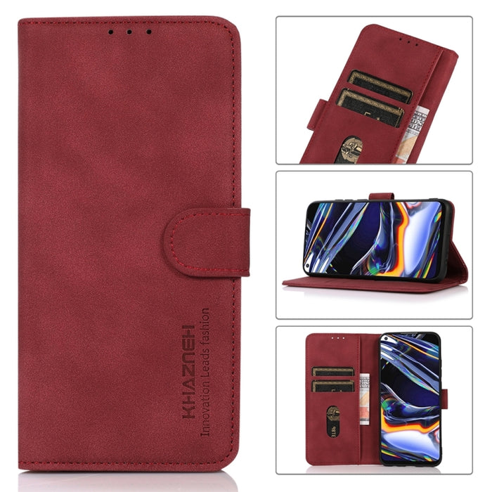 KHAZNEH Estuche para teléfono de cuero con textura mate, For Xiaomi Redmi Note 12 China, For Xiaomi Redmi Note 12 Pro 5G China
