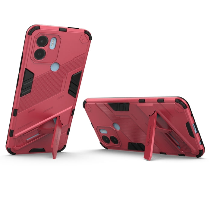 Punk Armor 2 en 1 PC + TPU Phone Case con soporte invisible, For Xiaomi Redmi A1+, For Xiaomi 12T/12T Pro/Redmi K50 Ultra