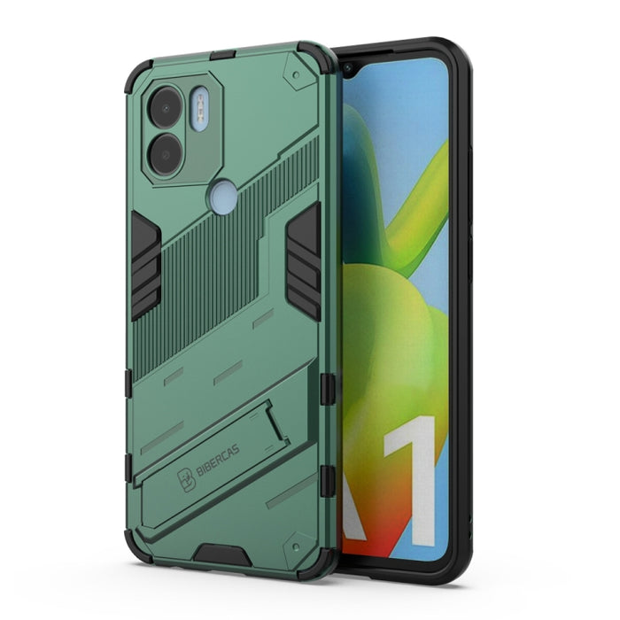 Punk Armor 2 en 1 PC + TPU Phone Case con soporte invisible, For Xiaomi Redmi A1+, For Xiaomi 12T/12T Pro/Redmi K50 Ultra