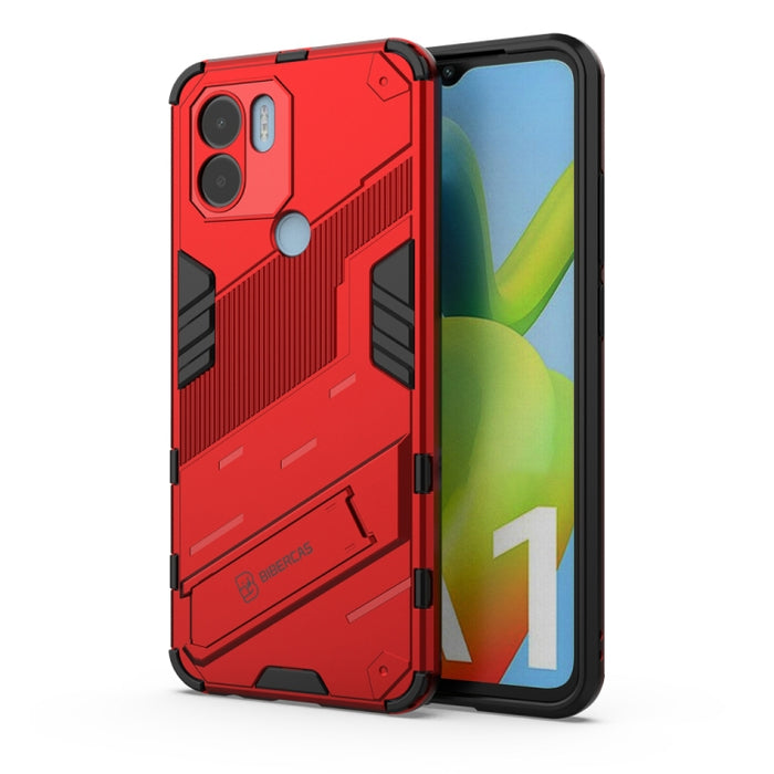 Punk Armor 2 en 1 PC + TPU Phone Case con soporte invisible, For Xiaomi Redmi A1+, For Xiaomi 12T/12T Pro/Redmi K50 Ultra
