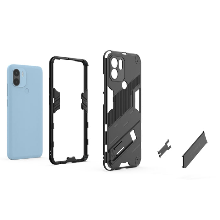 Punk Armor 2 en 1 PC + TPU Phone Case con soporte invisible, For Xiaomi Redmi A1+, For Xiaomi 12T/12T Pro/Redmi K50 Ultra
