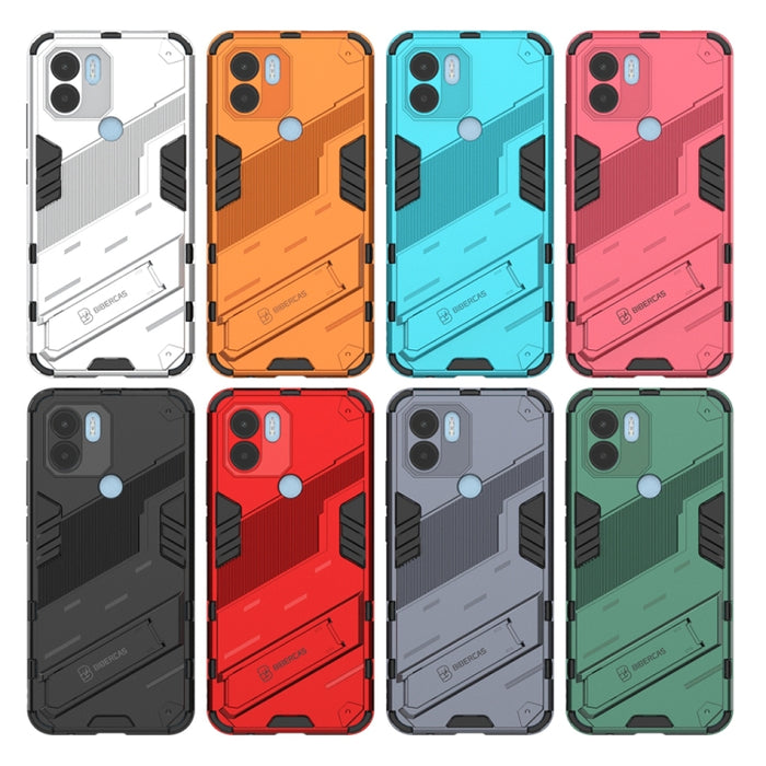 Punk Armor 2 en 1 PC + TPU Phone Case con soporte invisible, For Xiaomi Redmi A1+, For Xiaomi 12T/12T Pro/Redmi K50 Ultra