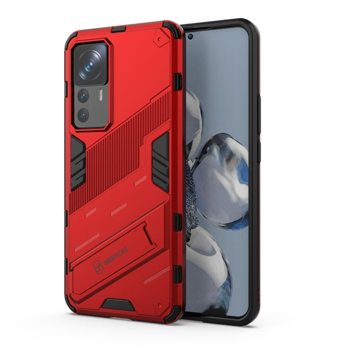 Punk Armor 2 en 1 PC + TPU Phone Case con soporte invisible, For Xiaomi Redmi A1+, For Xiaomi 12T/12T Pro/Redmi K50 Ultra
