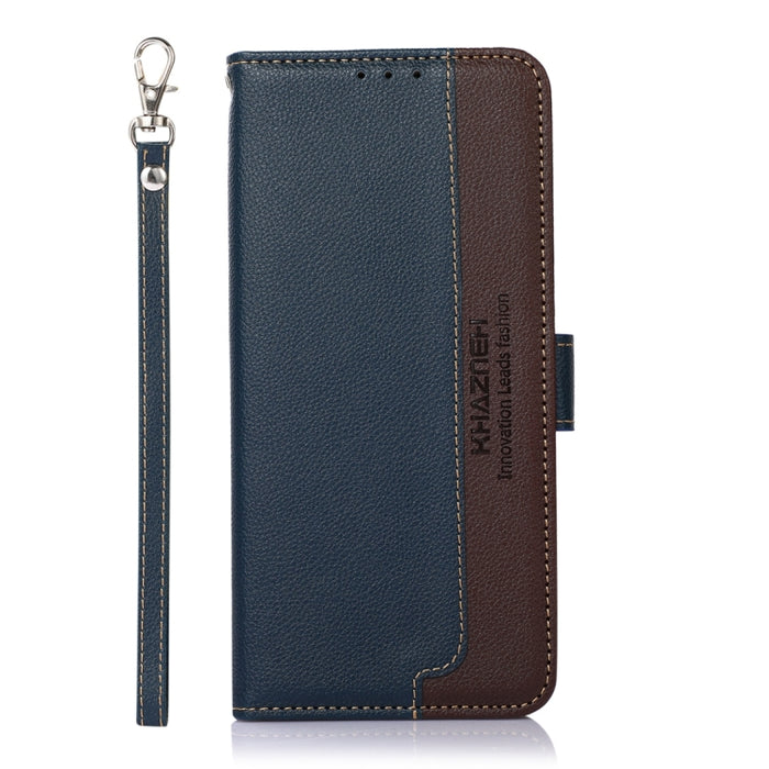KHAZNEH Estuche para teléfono RFID de cuero con textura de litchi, For Xiaomi Redmi Note 12 China, For Xiaomi Redmi Note 12 Pro 5G China