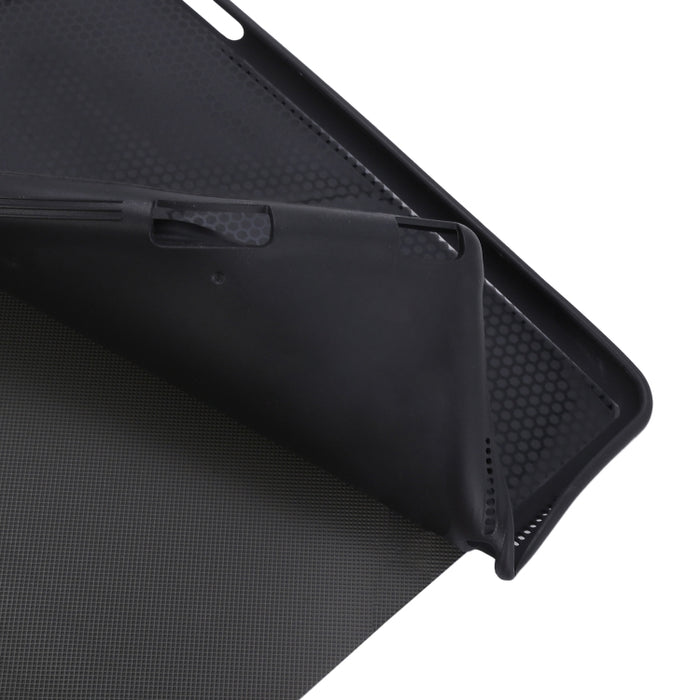 Para iPad mini 5 / 4 / 3 / 2 / 1 Estuche de cuero con tapa horizontal de textura prensada eléctrica con soporte y ranura para bolígrafo