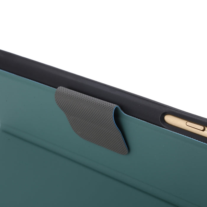Para iPad mini 5 / 4 / 3 / 2 / 1 Estuche de cuero con tapa horizontal de textura prensada eléctrica con soporte y ranura para bolígrafo