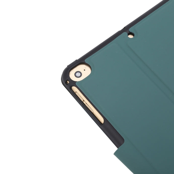 Para iPad mini 5 / 4 / 3 / 2 / 1 Estuche de cuero con tapa horizontal de textura prensada eléctrica con soporte y ranura para bolígrafo