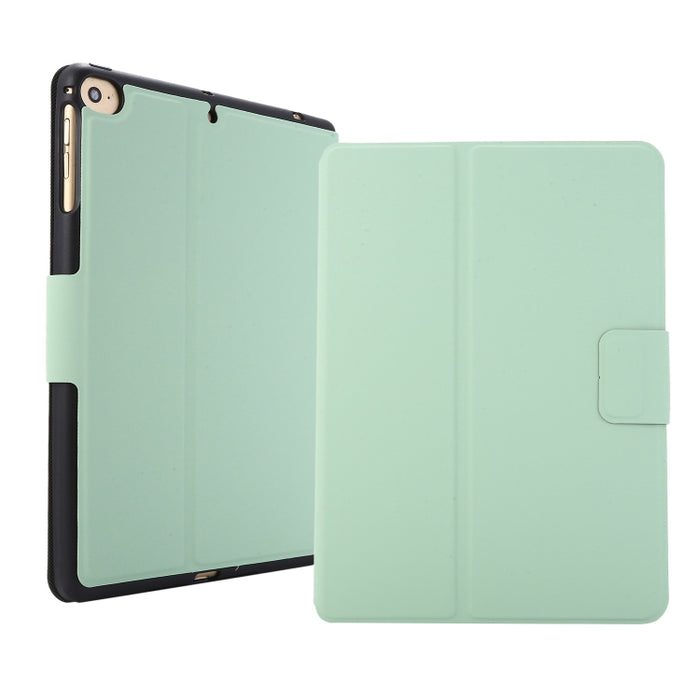 Para iPad mini 5 / 4 / 3 / 2 / 1 Estuche de cuero con tapa horizontal de textura prensada eléctrica con soporte y ranura para bolígrafo