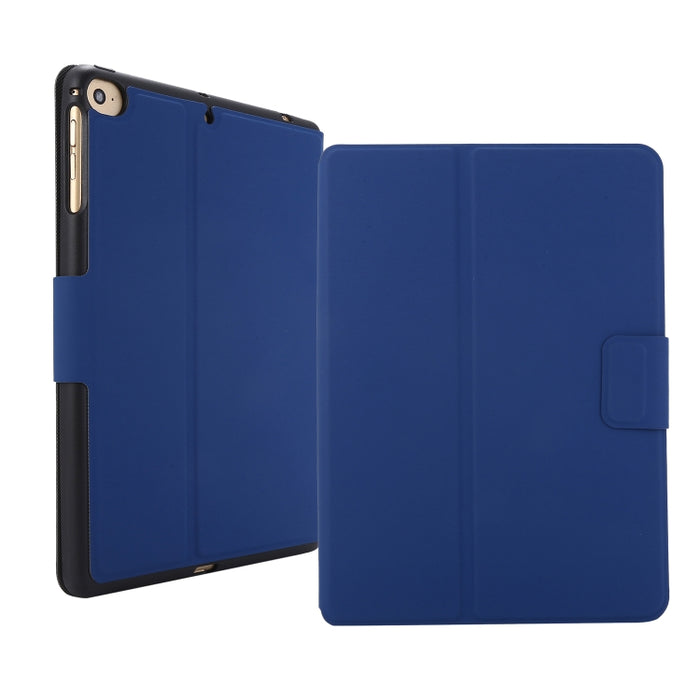 Para iPad mini 5 / 4 / 3 / 2 / 1 Estuche de cuero con tapa horizontal de textura prensada eléctrica con soporte y ranura para bolígrafo
