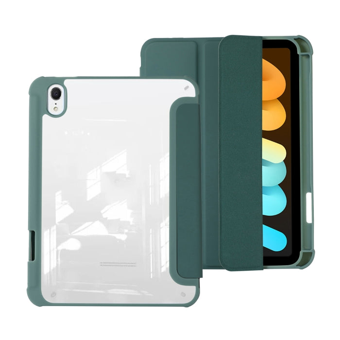 Estuche para tableta de cuero acrílico de 3 pliegues