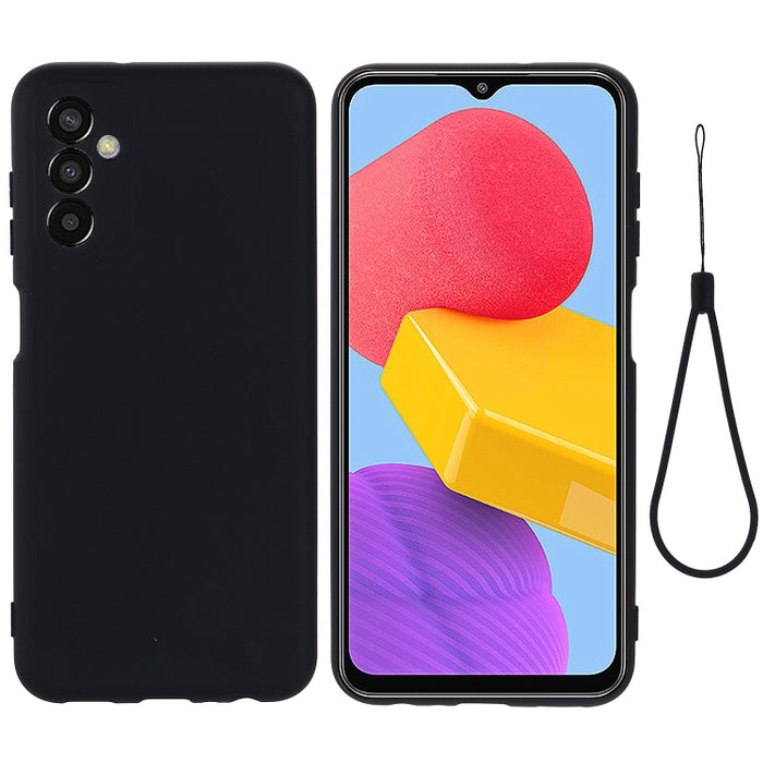 Funda de teléfono de cobertura total a prueba de golpes de silicona líquida de color sólido, For Samsung Galaxy A14 5G, For Samsung Galaxy F13 4G, For Xiaomi Redmi A1+/Poco C50