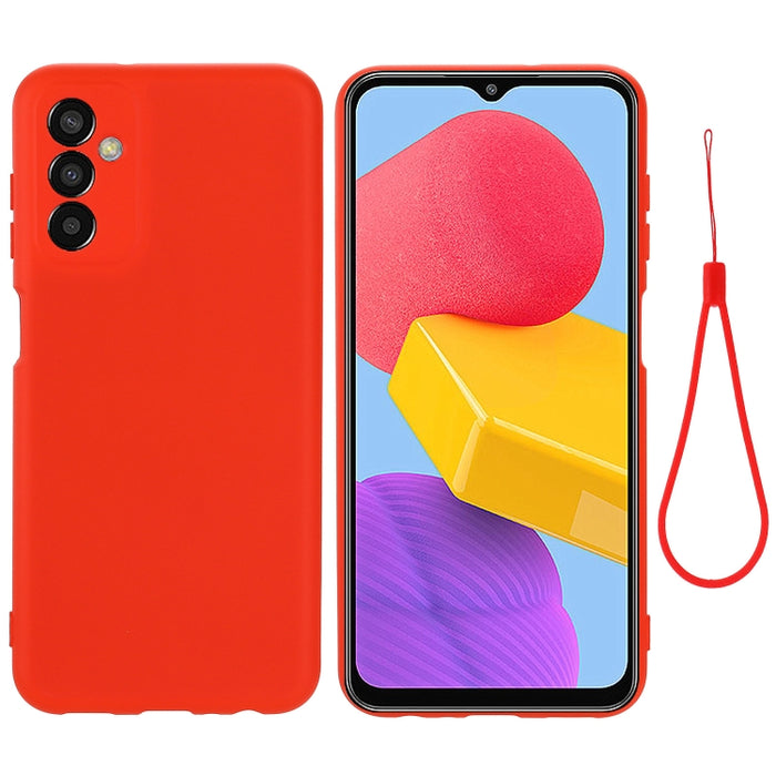 Funda de teléfono de cobertura total a prueba de golpes de silicona líquida de color sólido, For Samsung Galaxy A14 5G, For Samsung Galaxy F13 4G, For Xiaomi Redmi A1+/Poco C50