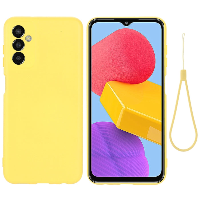 Funda de teléfono de cobertura total a prueba de golpes de silicona líquida de color sólido, For Samsung Galaxy A14 5G, For Samsung Galaxy F13 4G, For Xiaomi Redmi A1+/Poco C50