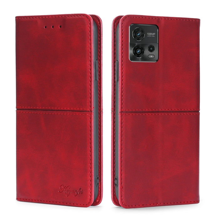 Estuche para teléfono de cuero magnético con textura de vaca, For Motorola Moto G72 4G, For vivo V25 Pro 5G, For Xiaomi Redmi Note 12 China, For Xiaomi Redmi Note 12 Pro 5G China, For Xiaomi Redmi Note 12 Pro+ China, For Xiaomi Redmi A1+ 4G            ...