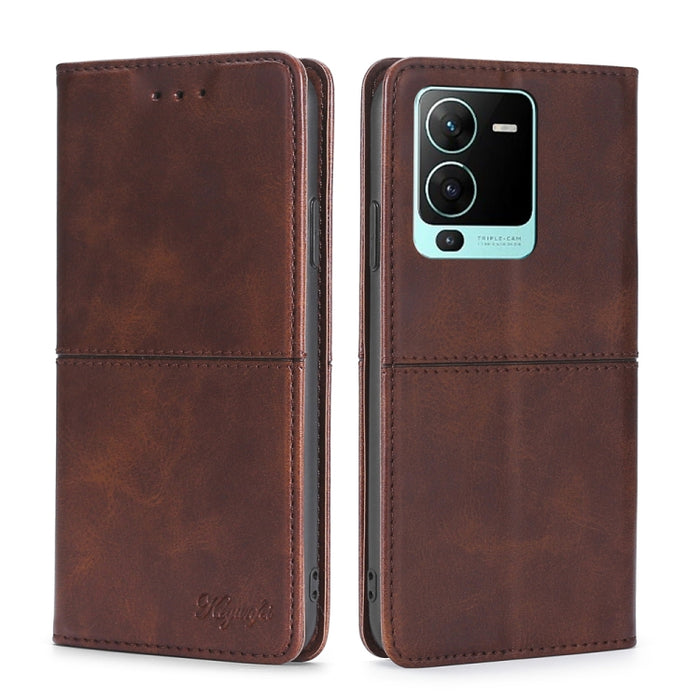 Estuche para teléfono de cuero magnético con textura de vaca, For Motorola Moto G72 4G, For vivo V25 Pro 5G, For Xiaomi Redmi Note 12 China, For Xiaomi Redmi Note 12 Pro 5G China, For Xiaomi Redmi Note 12 Pro+ China, For Xiaomi Redmi A1+ 4G            ...
