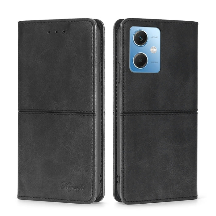 Estuche para teléfono de cuero magnético con textura de vaca, For Motorola Moto G72 4G, For vivo V25 Pro 5G, For Xiaomi Redmi Note 12 China, For Xiaomi Redmi Note 12 Pro 5G China, For Xiaomi Redmi Note 12 Pro+ China, For Xiaomi Redmi A1+ 4G            ...
