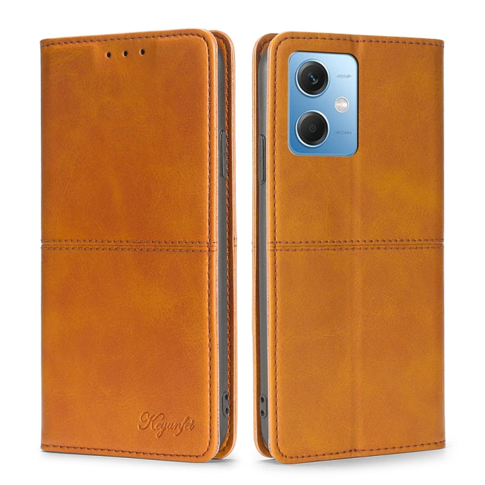 Estuche para teléfono de cuero magnético con textura de vaca, For Motorola Moto G72 4G, For vivo V25 Pro 5G, For Xiaomi Redmi Note 12 China, For Xiaomi Redmi Note 12 Pro 5G China, For Xiaomi Redmi Note 12 Pro+ China, For Xiaomi Redmi A1+ 4G            ...