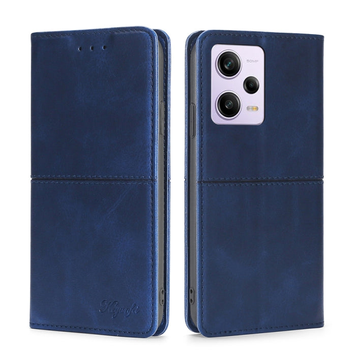 Estuche para teléfono de cuero magnético con textura de vaca, For Motorola Moto G72 4G, For vivo V25 Pro 5G, For Xiaomi Redmi Note 12 China, For Xiaomi Redmi Note 12 Pro 5G China, For Xiaomi Redmi Note 12 Pro+ China, For Xiaomi Redmi A1+ 4G            ...
