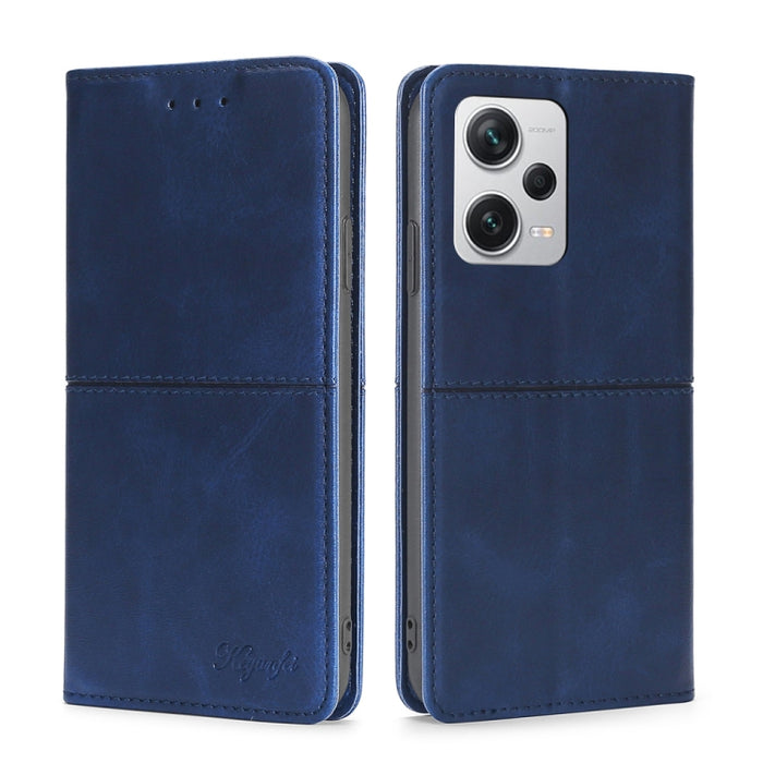 Estuche para teléfono de cuero magnético con textura de vaca, For Motorola Moto G72 4G, For vivo V25 Pro 5G, For Xiaomi Redmi Note 12 China, For Xiaomi Redmi Note 12 Pro 5G China, For Xiaomi Redmi Note 12 Pro+ China, For Xiaomi Redmi A1+ 4G            ...