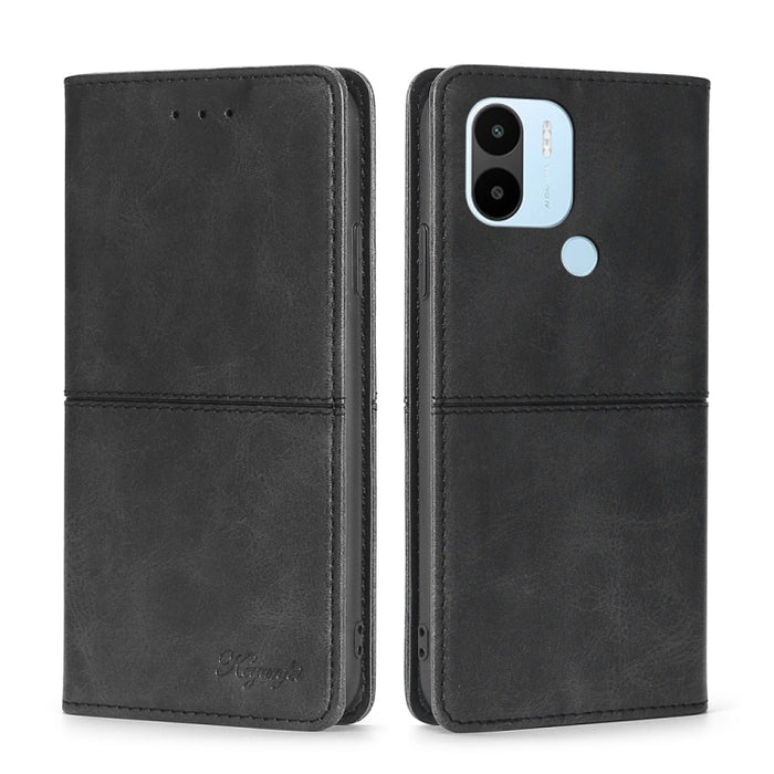 Estuche para teléfono de cuero magnético con textura de vaca, For Motorola Moto G72 4G, For vivo V25 Pro 5G, For Xiaomi Redmi Note 12 China, For Xiaomi Redmi Note 12 Pro 5G China, For Xiaomi Redmi Note 12 Pro+ China, For Xiaomi Redmi A1+ 4G            ...