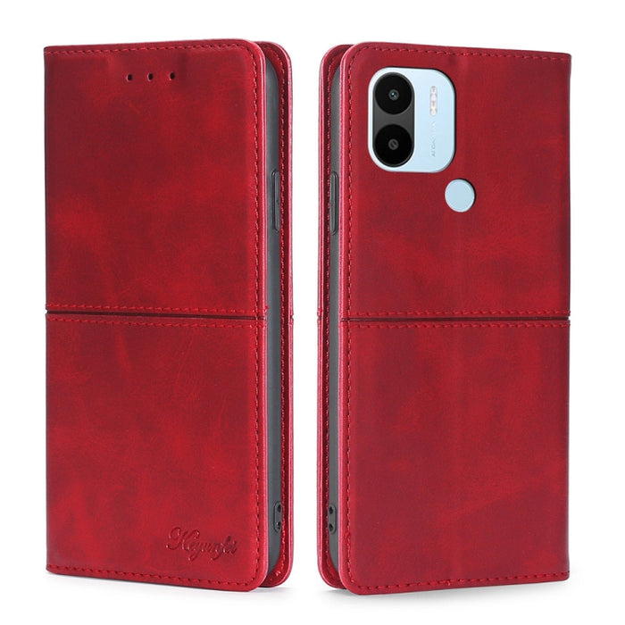 Estuche para teléfono de cuero magnético con textura de vaca, For Motorola Moto G72 4G, For vivo V25 Pro 5G, For Xiaomi Redmi Note 12 China, For Xiaomi Redmi Note 12 Pro 5G China, For Xiaomi Redmi Note 12 Pro+ China, For Xiaomi Redmi A1+ 4G            ...