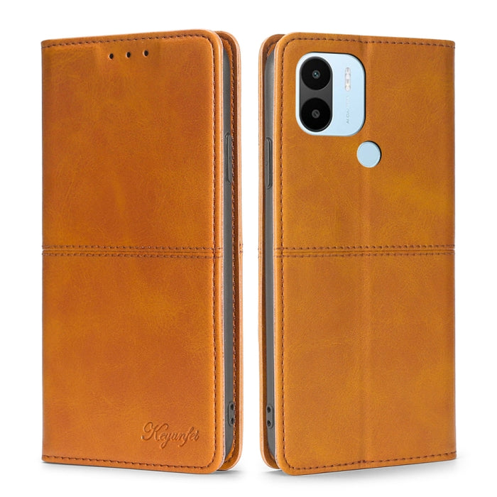 Estuche para teléfono de cuero magnético con textura de vaca, For Motorola Moto G72 4G, For vivo V25 Pro 5G, For Xiaomi Redmi Note 12 China, For Xiaomi Redmi Note 12 Pro 5G China, For Xiaomi Redmi Note 12 Pro+ China, For Xiaomi Redmi A1+ 4G            ...