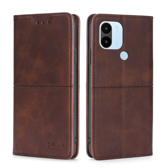 Estuche para teléfono de cuero magnético con textura de vaca, For Motorola Moto G72 4G, For vivo V25 Pro 5G, For Xiaomi Redmi Note 12 China, For Xiaomi Redmi Note 12 Pro 5G China, For Xiaomi Redmi Note 12 Pro+ China, For Xiaomi Redmi A1+ 4G            ...