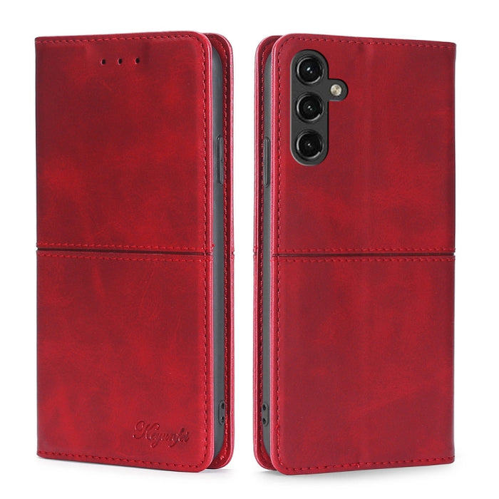Estuche para teléfono de cuero magnético con textura de vaca, For Motorola Moto G72 4G, For vivo V25 Pro 5G, For Xiaomi Redmi Note 12 China, For Xiaomi Redmi Note 12 Pro 5G China, For Xiaomi Redmi Note 12 Pro+ China, For Xiaomi Redmi A1+ 4G            ...