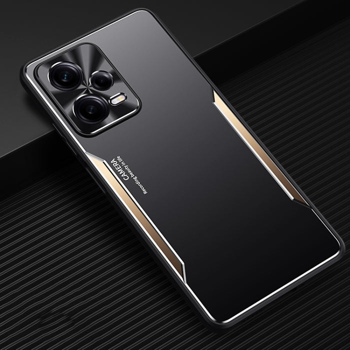 Blade Series TPU + caja de teléfono de aleación de titanio, For Xiaomi Redmi Note 12 Pro+ China, For Xiaomi Redmi Note 12 Pro 5G China, For Xiaomi Redmi Note 12 China, For Honor Play 40 Plus