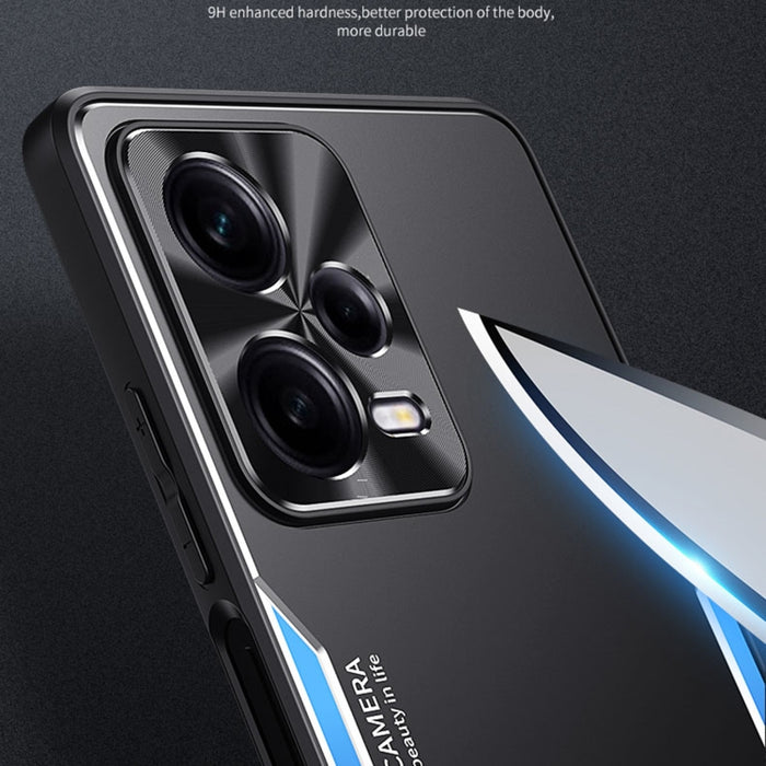 Blade Series TPU + caja de teléfono de aleación de titanio, For Xiaomi Redmi Note 12 Pro+ China, For Xiaomi Redmi Note 12 Pro 5G China, For Xiaomi Redmi Note 12 China, For Honor Play 40 Plus