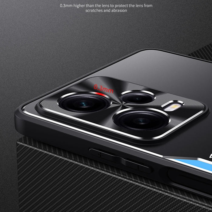 Blade Series TPU + caja de teléfono de aleación de titanio, For Xiaomi Redmi Note 12 Pro+ China, For Xiaomi Redmi Note 12 Pro 5G China, For Xiaomi Redmi Note 12 China, For Honor Play 40 Plus