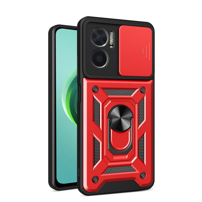 Funda de teléfono con diseño de cámara deslizante TPU + PC, For Xiaomi Redmi 10 5G, For Xiaomi Redmi Note 12 5G Global / Poco X5