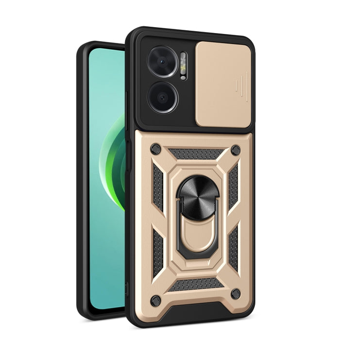 Funda de teléfono con diseño de cámara deslizante TPU + PC, For Xiaomi Redmi 10 5G, For Xiaomi Redmi Note 12 5G Global / Poco X5