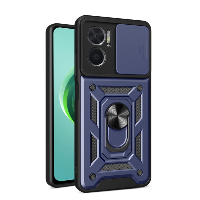 Funda de teléfono con diseño de cámara deslizante TPU + PC, For Xiaomi Redmi 10 5G, For Xiaomi Redmi Note 12 5G Global / Poco X5