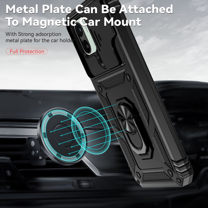 Estuche para teléfono con soporte deslizante Camshield, For Xiaomi Redmi A1/A1+, For Samsung Galaxy A14 5G