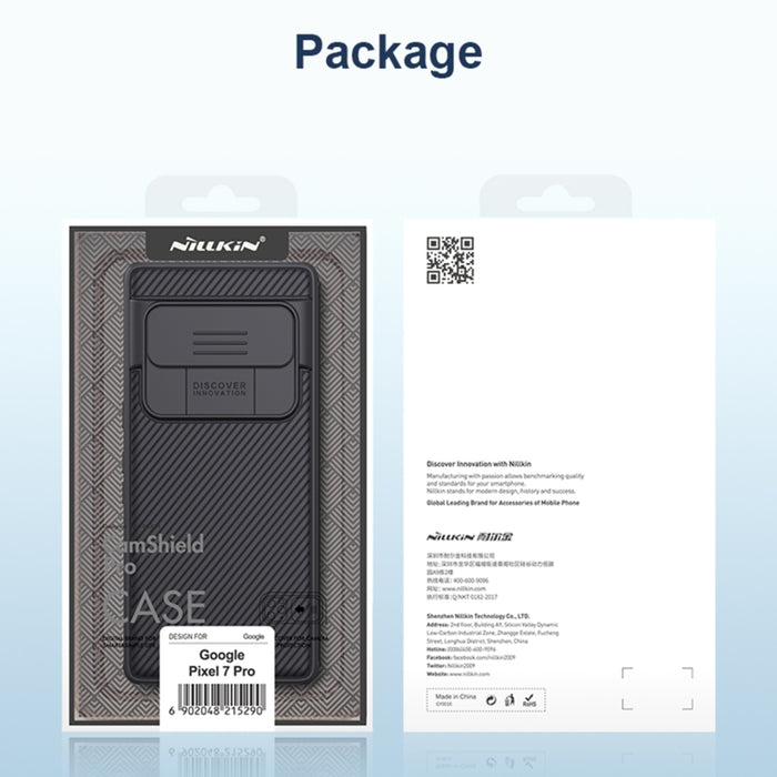 NILLKIN CamShield Pro Series PC Funda para teléfono de cobertura completa, For Google Pixel 7 Pro 5G, For Google Pixel 7 5G, For Xiaomi 12T Pro