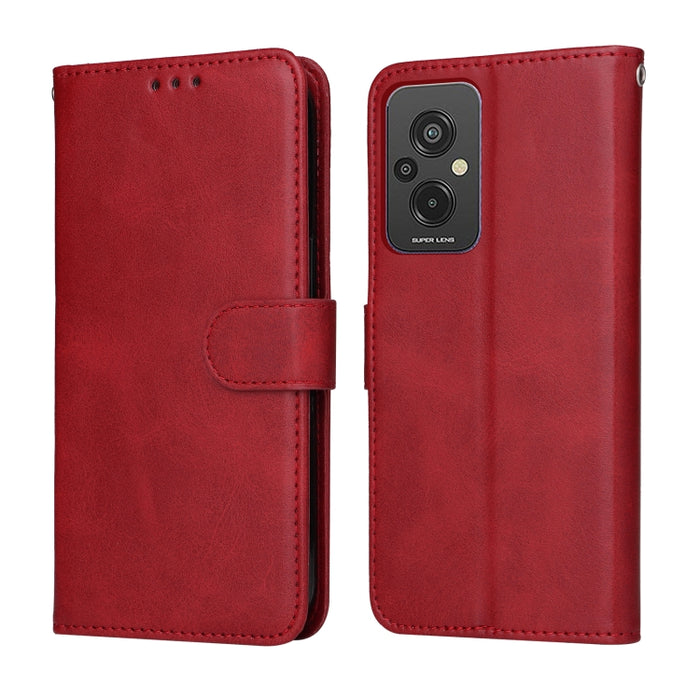 Estuche clásico de cuero con tapa y textura de becerro, For Xiaomi Redmi A1+, For Xiaomi Redmi 11 Prime 4G, For Xiaomi Redmi Note 12 China, For Xiaomi Redmi Note 12 Pro 5G China, For Xiaomi Redmi Note 12 Pro+ China