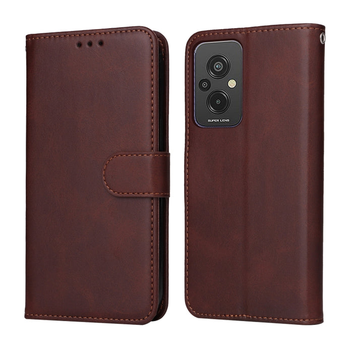 Estuche clásico de cuero con tapa y textura de becerro, For Xiaomi Redmi A1+, For Xiaomi Redmi 11 Prime 4G, For Xiaomi Redmi Note 12 China, For Xiaomi Redmi Note 12 Pro 5G China, For Xiaomi Redmi Note 12 Pro+ China