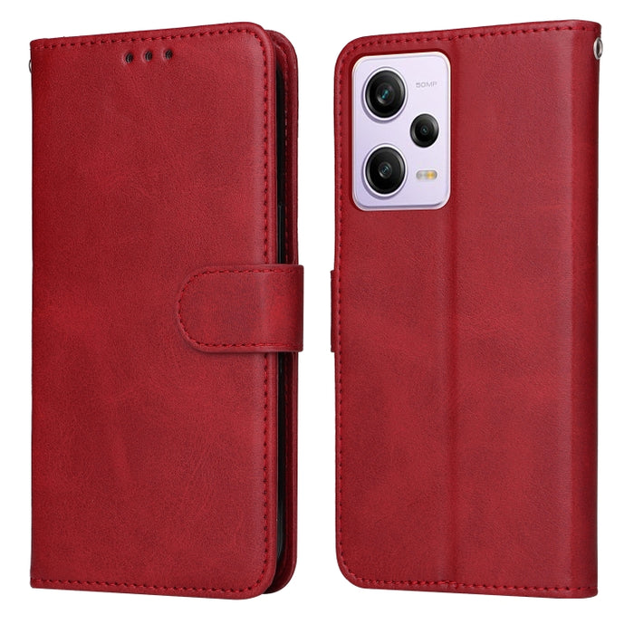 Estuche clásico de cuero con tapa y textura de becerro, For Xiaomi Redmi A1+, For Xiaomi Redmi 11 Prime 4G, For Xiaomi Redmi Note 12 China, For Xiaomi Redmi Note 12 Pro 5G China, For Xiaomi Redmi Note 12 Pro+ China